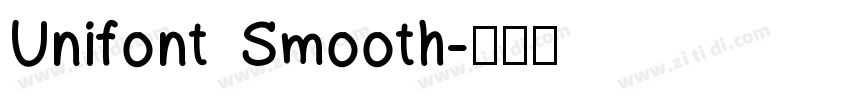 Unifont Smooth字体转换